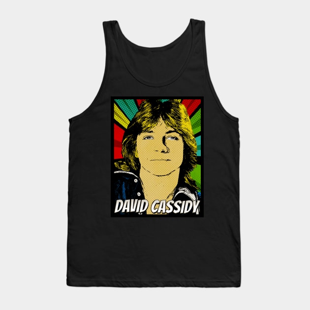 David Cassidy Pop Art Design // Fan Art Tank Top by Flasher